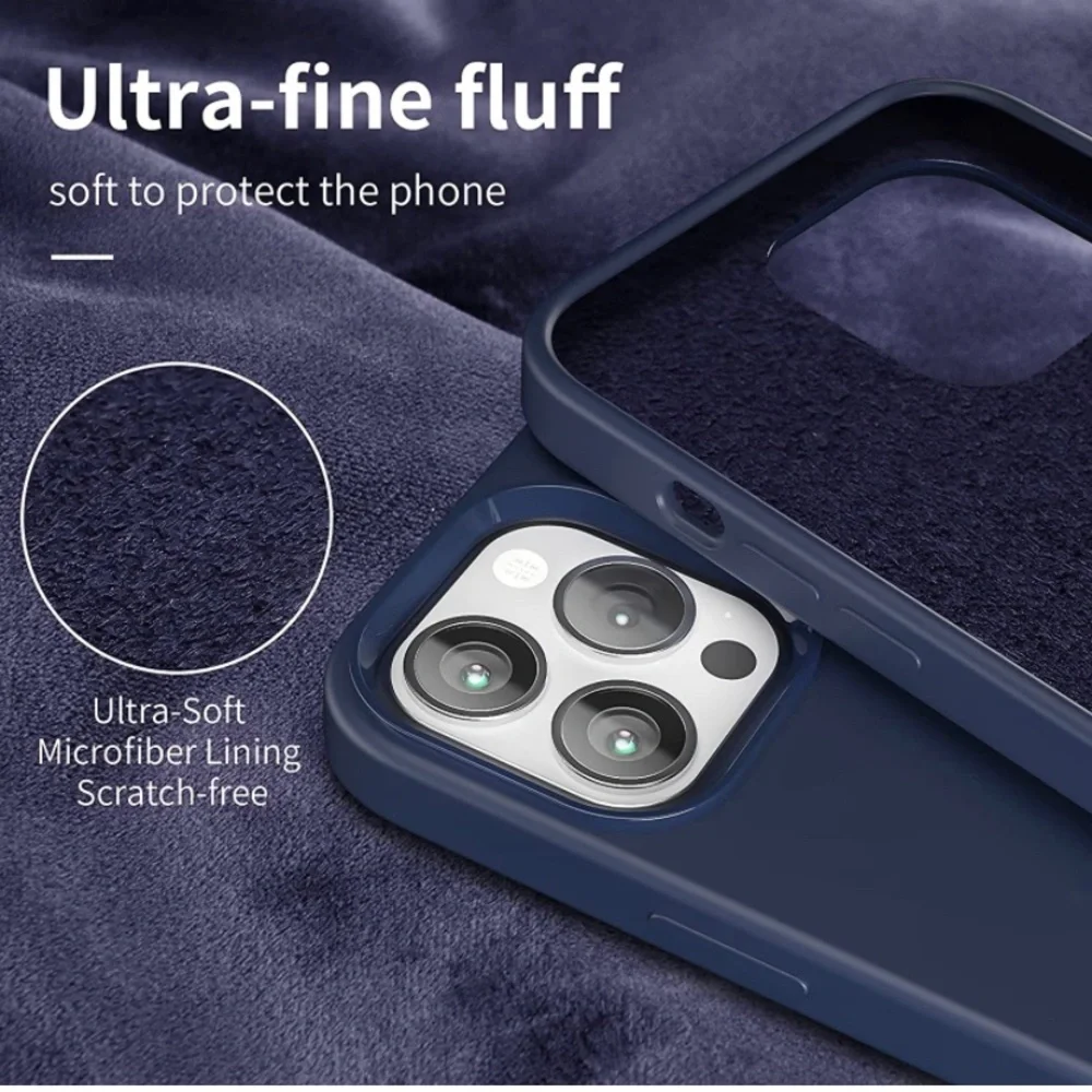 NEW ANEMAT Designed for iPhone 13 Pro Max Case, Silicone Slim Shockproof Phone